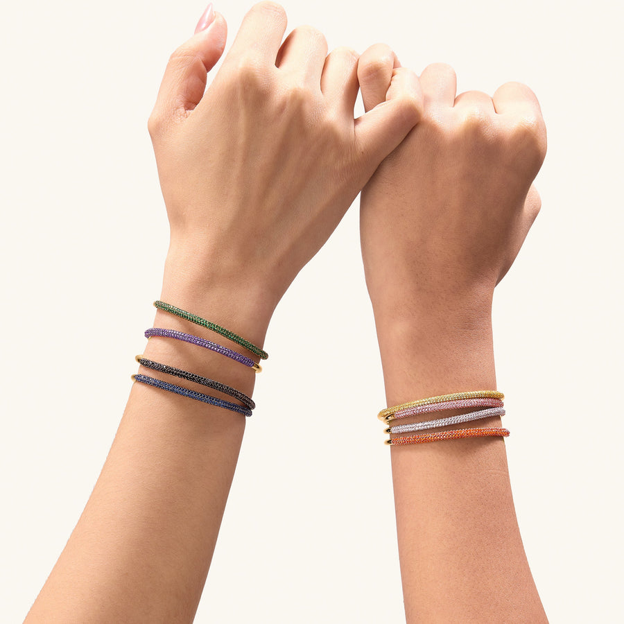 Hello Ella Cuff Bracelet in Black