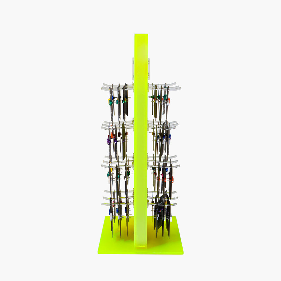 ALL INCLUSIVE ROTATOR DISPLAY IN NEON GREEN