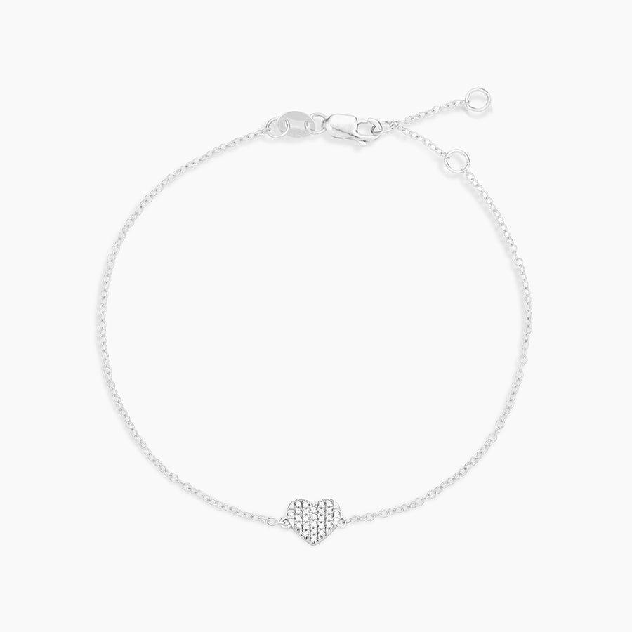 14kt Gold All Heart Chain Bracelet