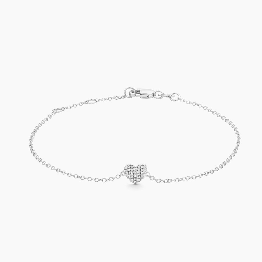 14kt Gold All Heart Chain Bracelet