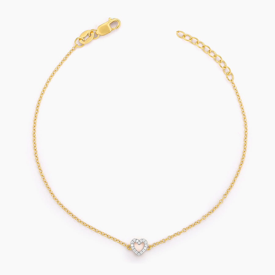 Petite Heart Chain Bracelet