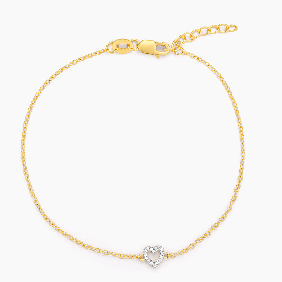 Petite Heart Chain Bracelet