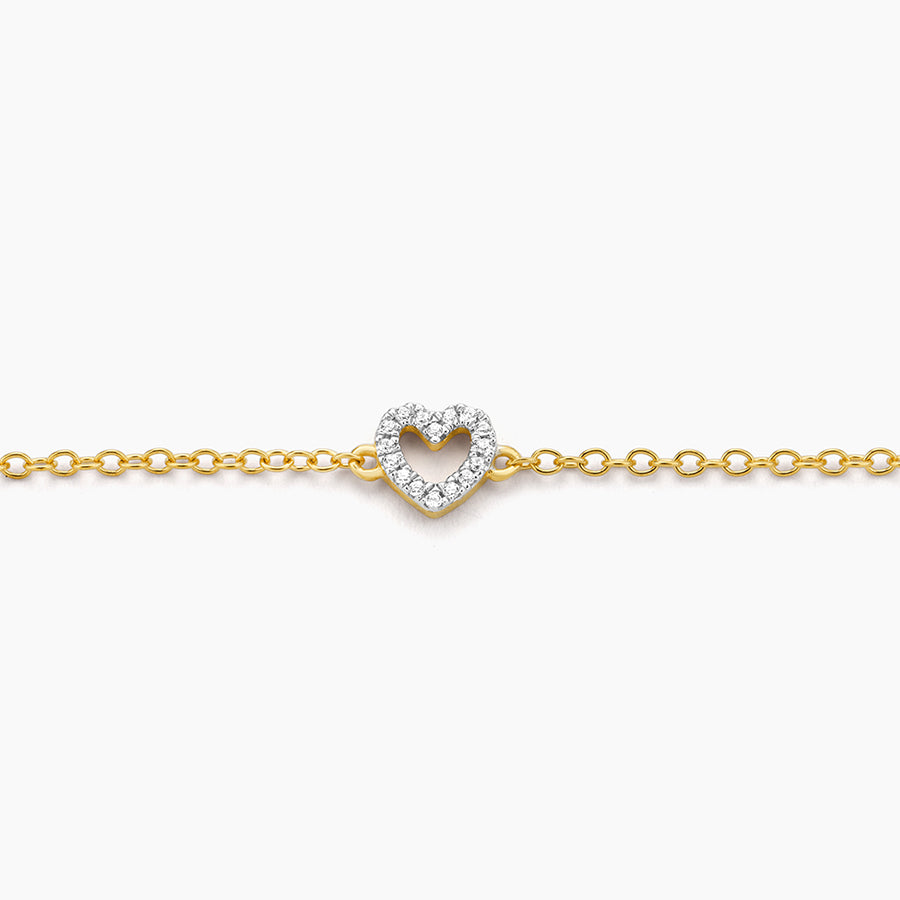 Petite Heart Chain Bracelet