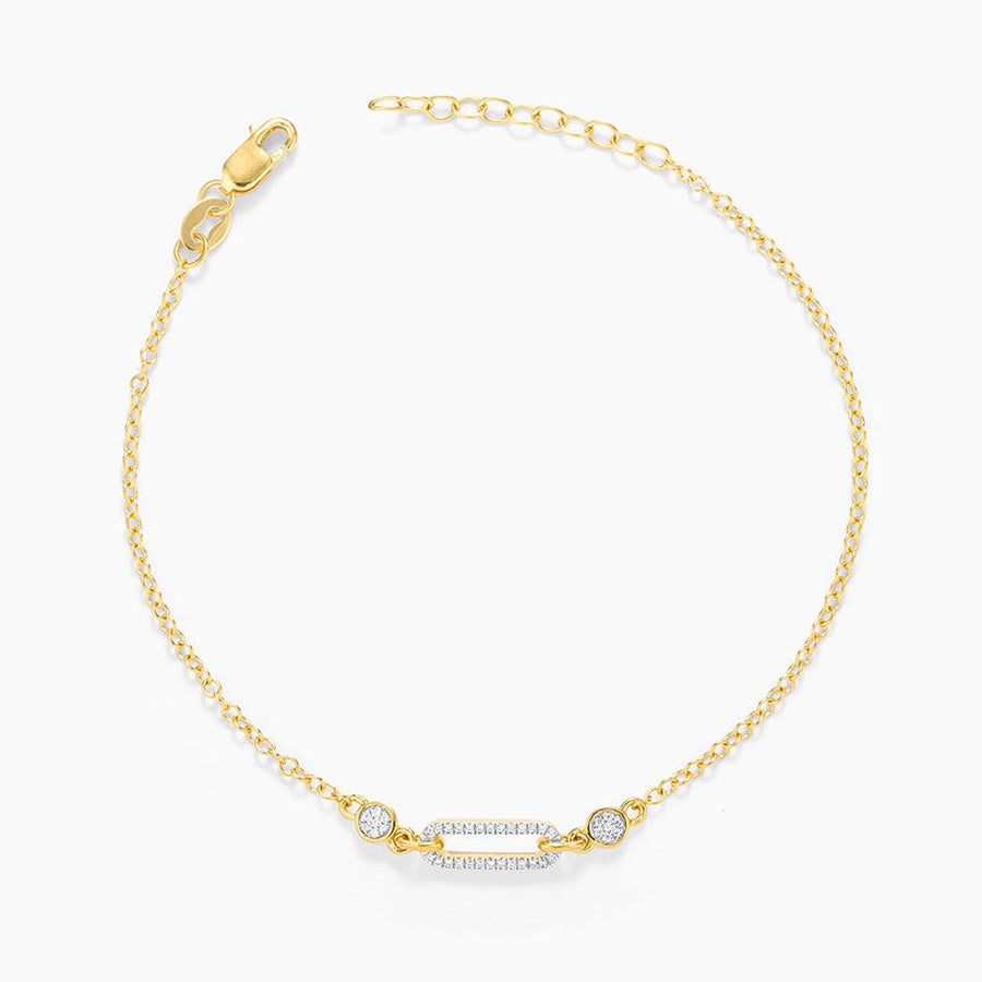 Meet Me In The Middle Diamond Chain Bracelet - Ella Stein