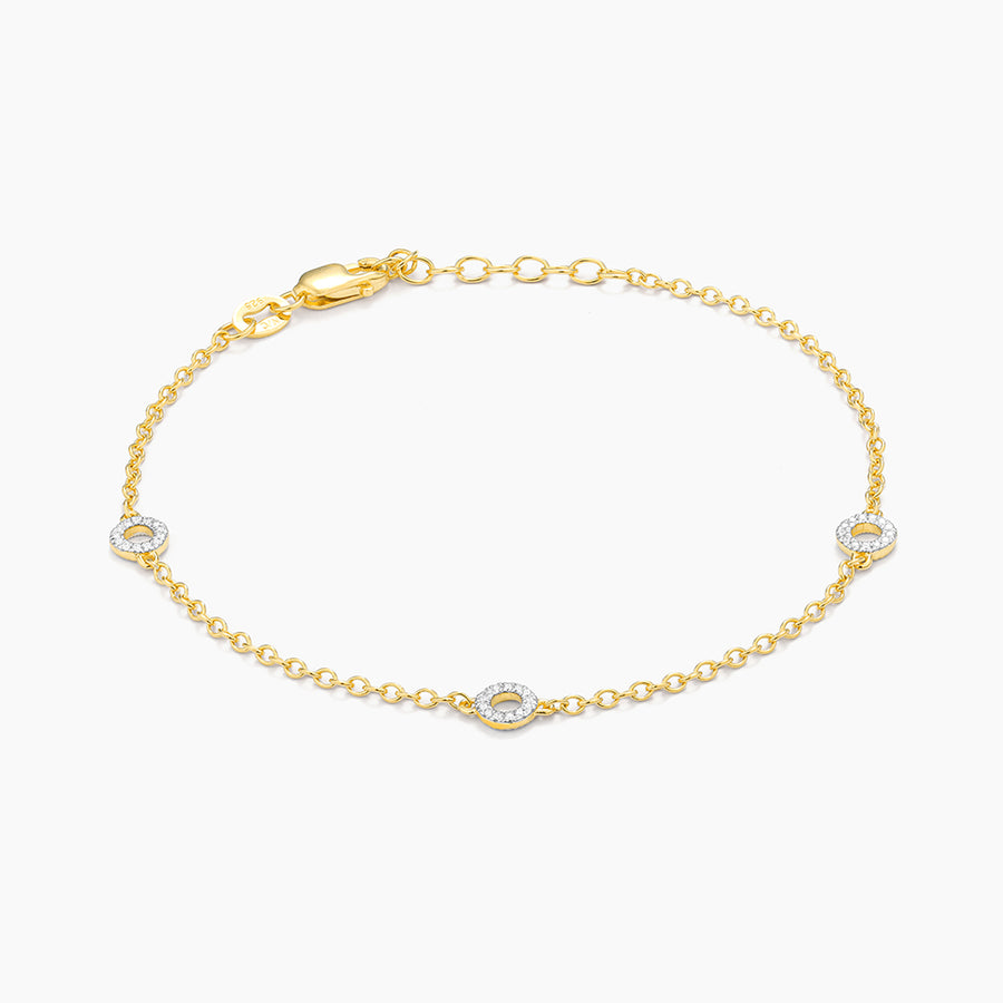 Circle Station Chain Bracelet