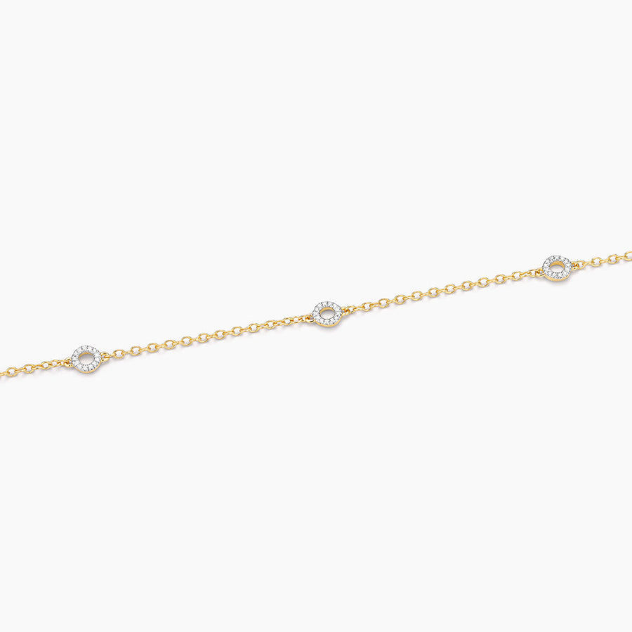 Circle Station Chain Bracelet