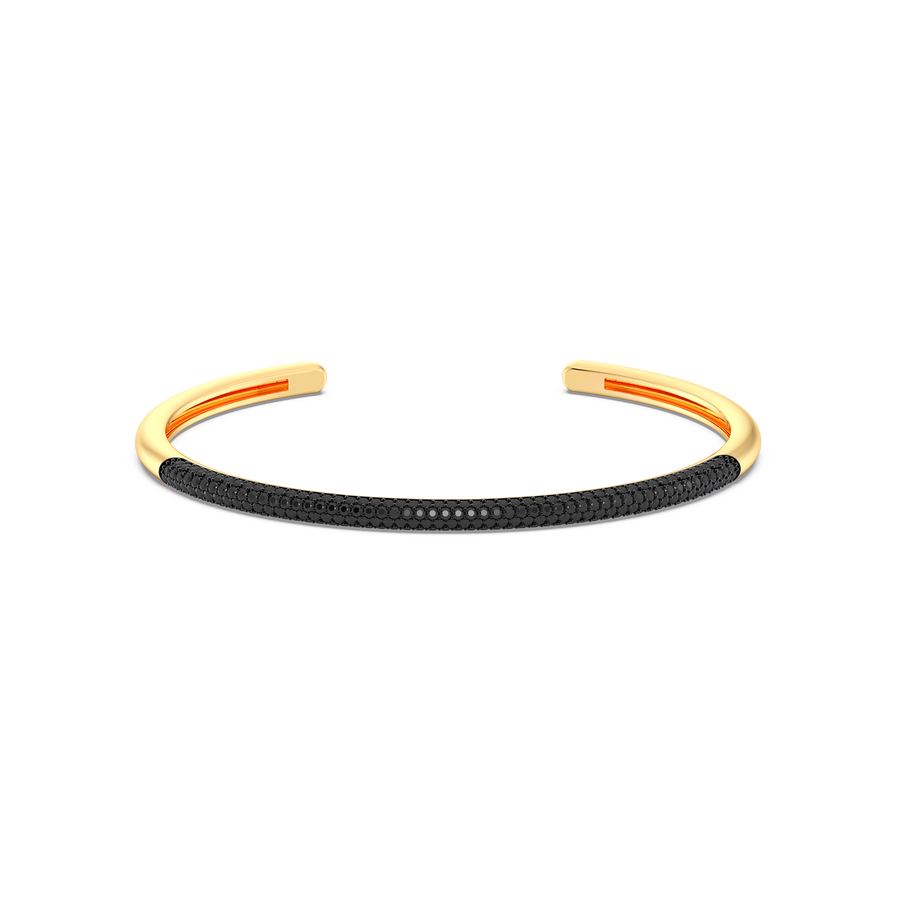Hello Ella Cuff Bracelet in Black