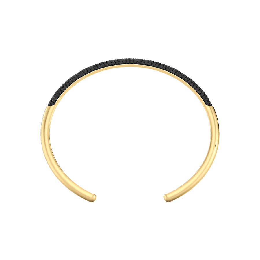 Hello Ella Cuff Bracelet in Black