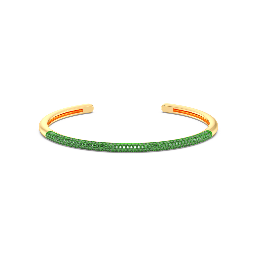 Hello Ella Cuff Bracelet in Green