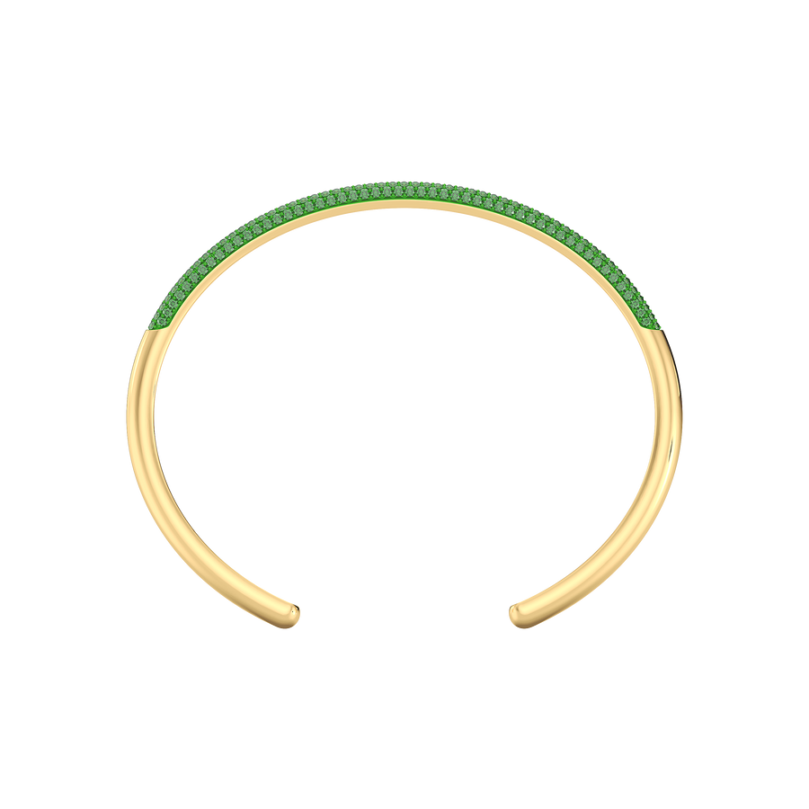 Hello Ella Cuff Bracelet in Green