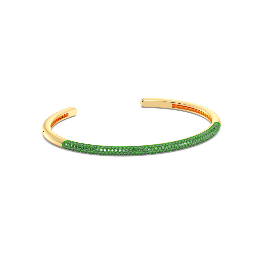 Hello Ella Cuff Bracelet in Green