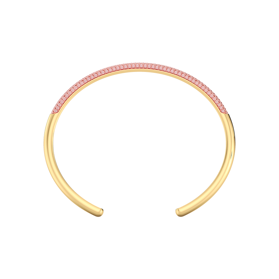 Hello Ella Cuff Bracelet in Pink