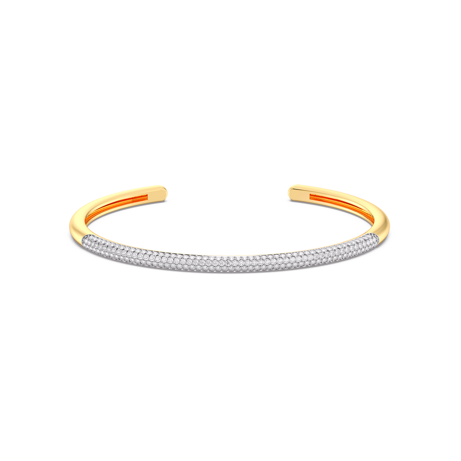 Hello Ella Cuff Bracelet in White