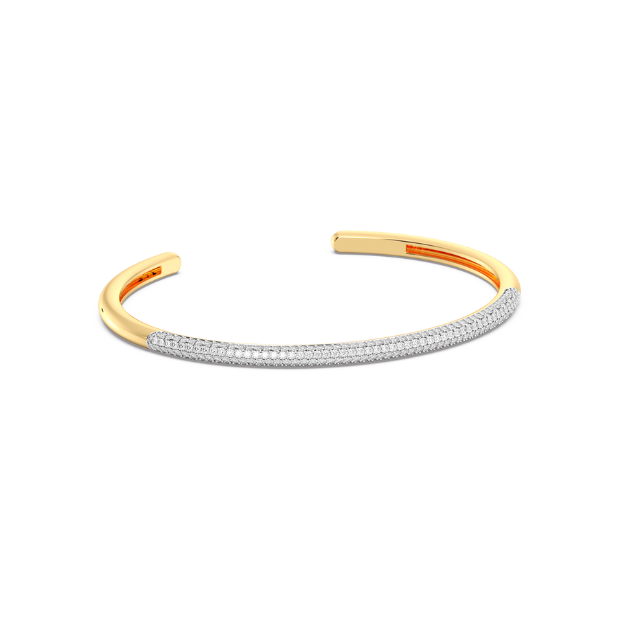 Hello Ella Cuff Bracelet in White