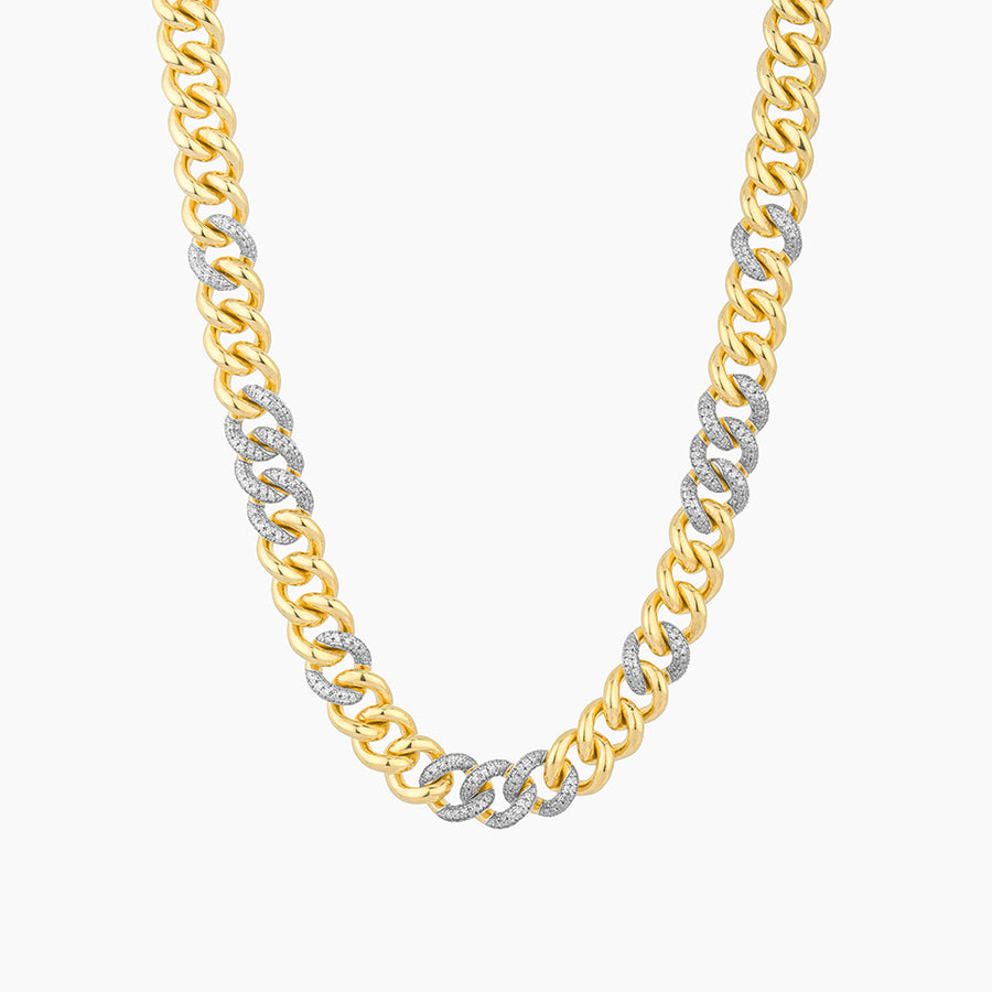 Duo-Tone Cuban Necklace