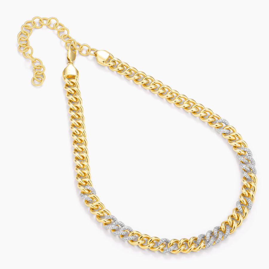 Duo-Tone Cuban Necklace