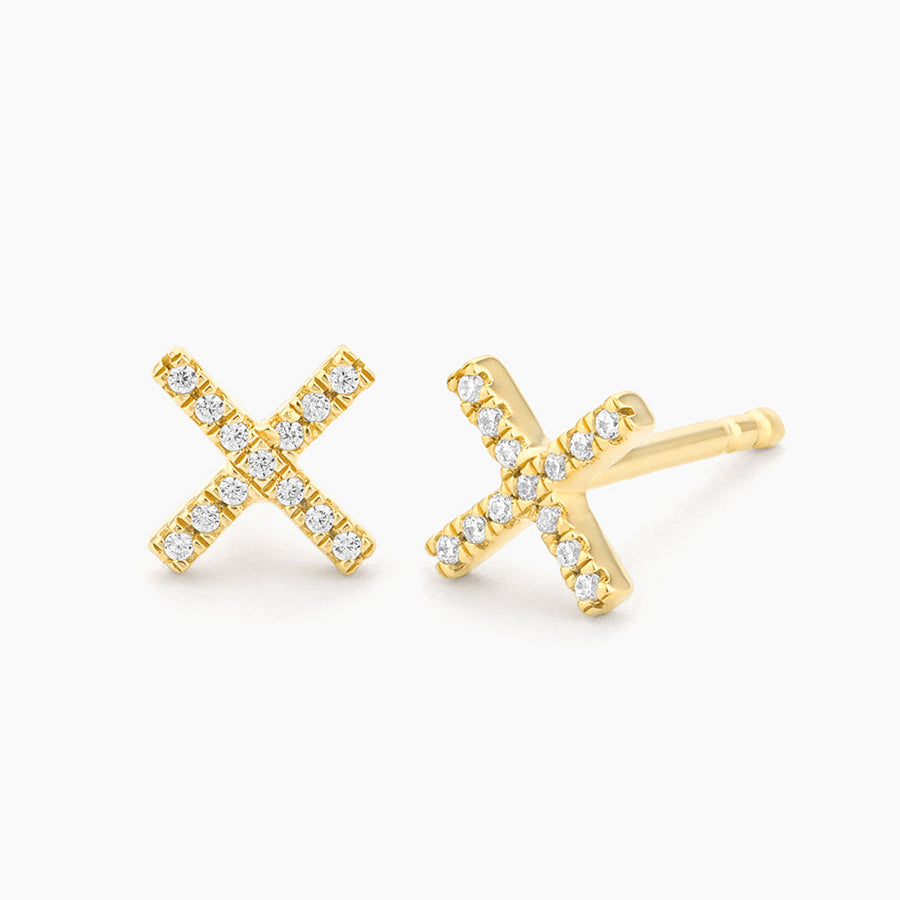 14kt Gold Hug It Out Stud Earrings