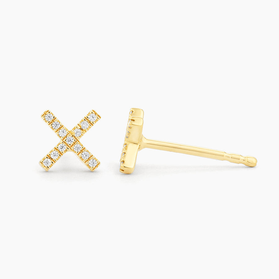 14kt Gold Hug It Out Stud Earrings