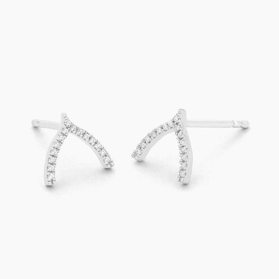 Wishbone Fashion Stud Earrings