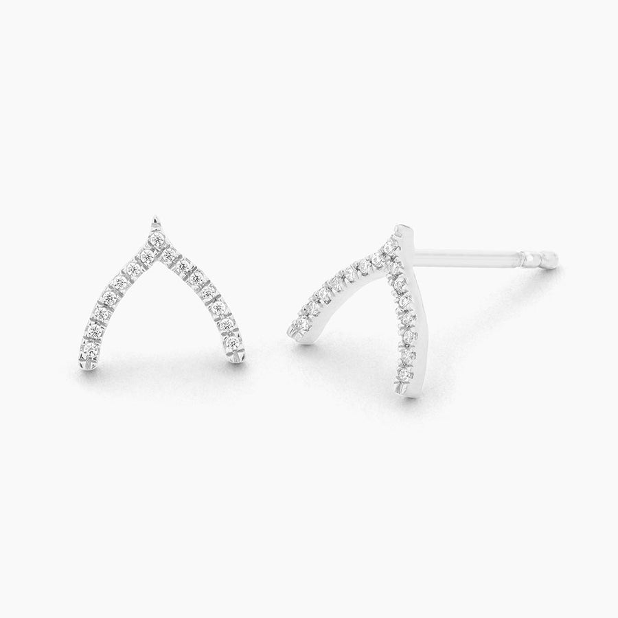 Wishbone Fashion Stud Earrings