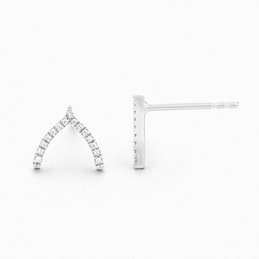 Wishbone Fashion Stud Earrings