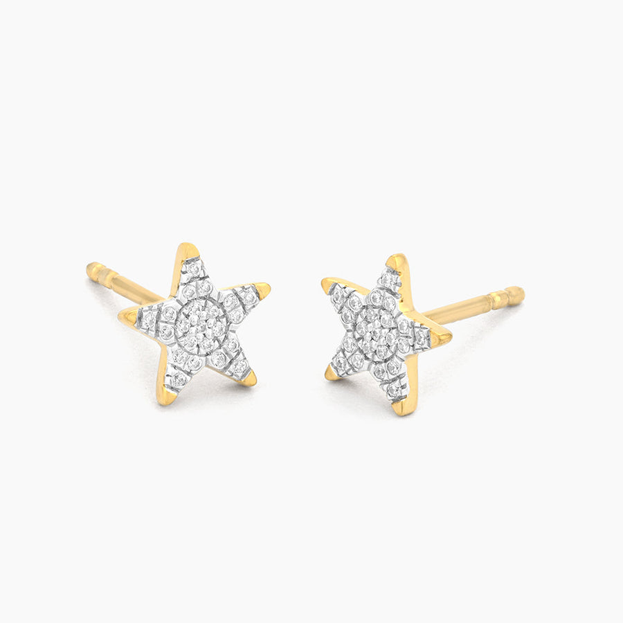14kt Gold Reach for the Stars Stud Earrings