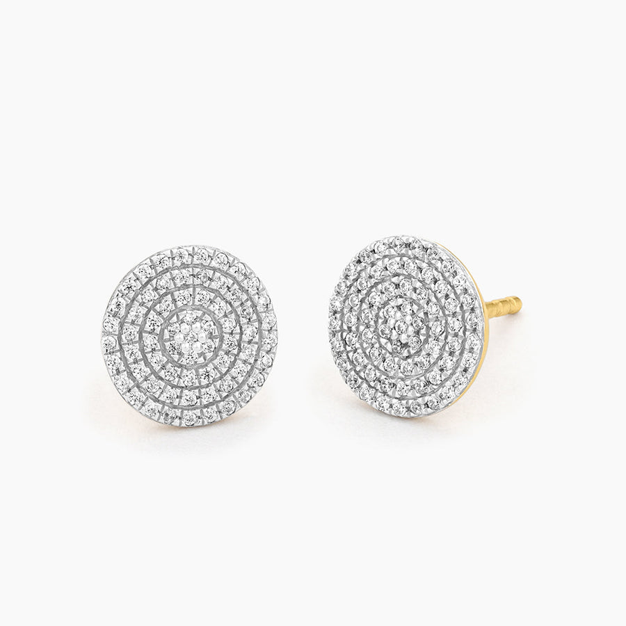 14kt Gold Right Round Stud Earrings