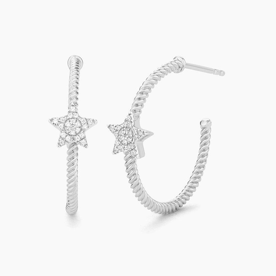 Star Hoop Earrings - Ella Stein 