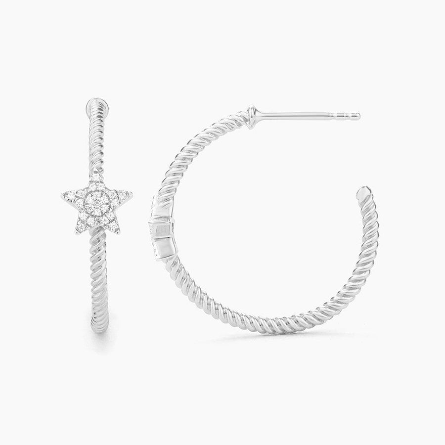 Star Hoop Earrings - Ella Stein 