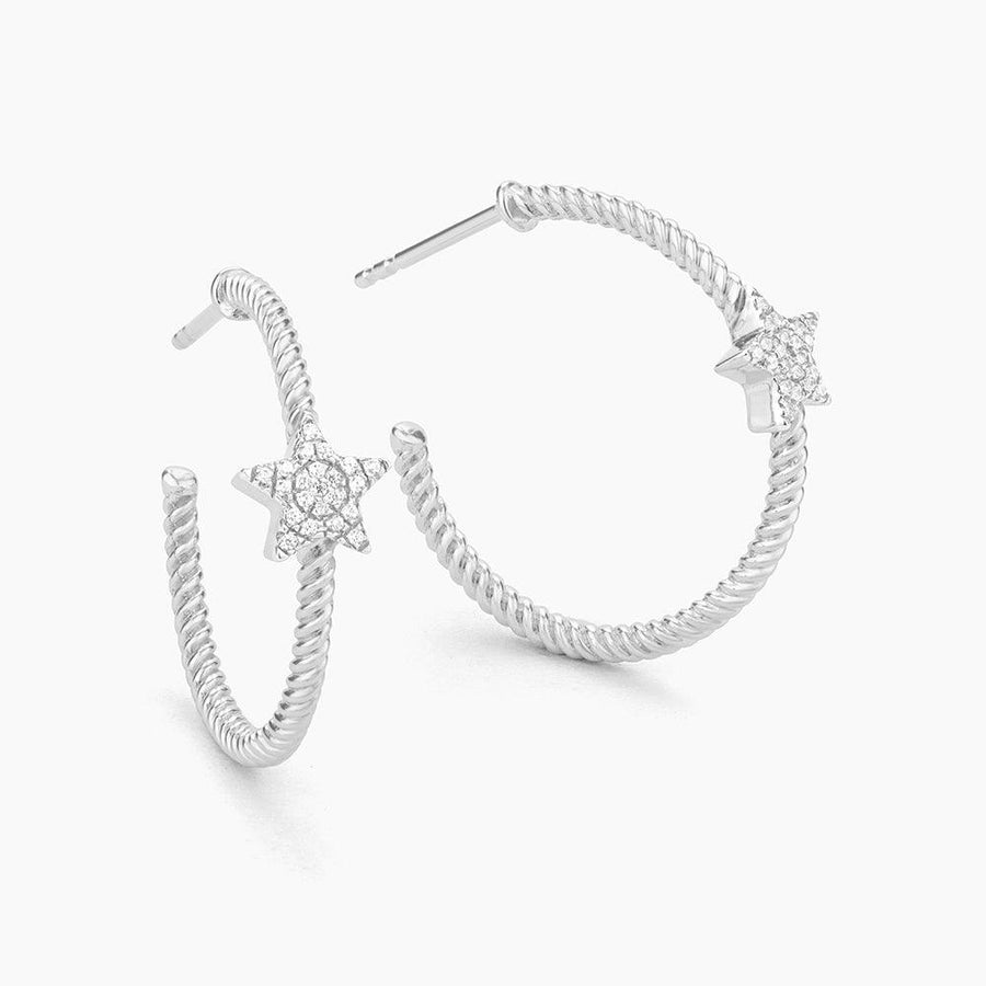 Star Hoop Earrings - Ella Stein 