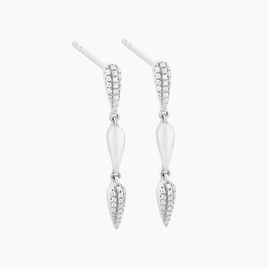 diamond raindrop earrings