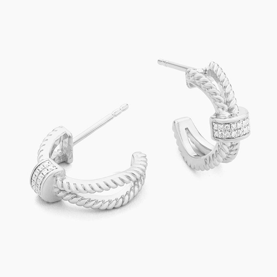 Halfway Point Hoop Earrings - Ella Stein 