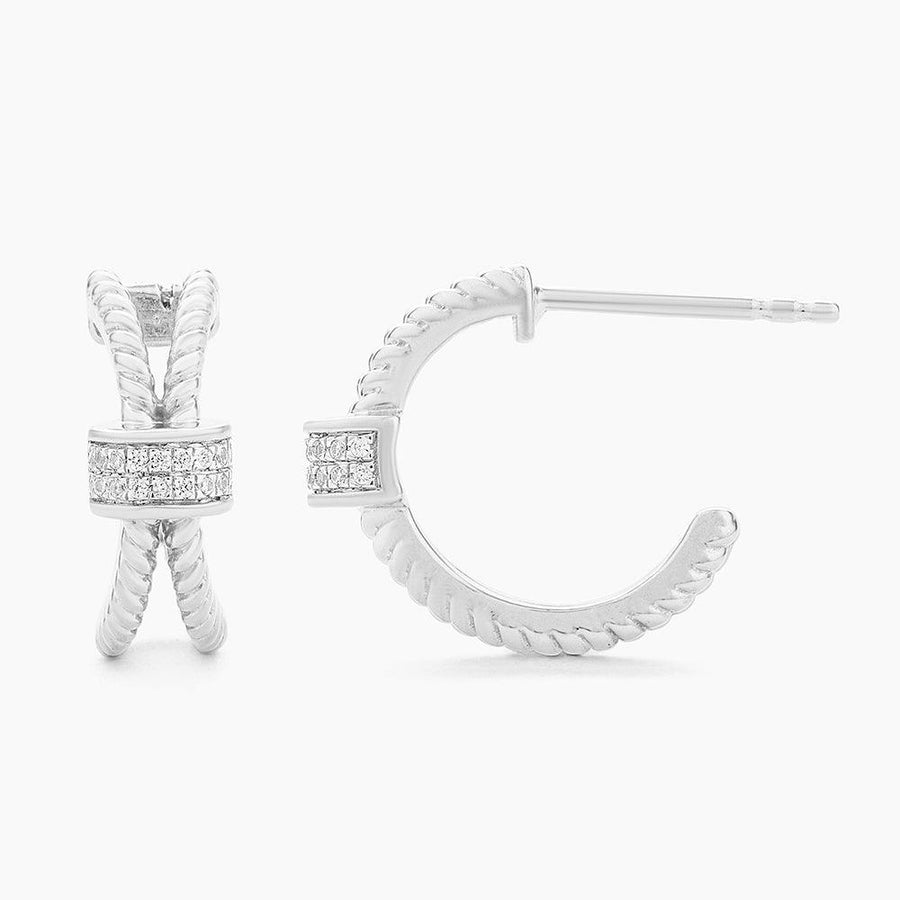 Halfway Point Hoop Earrings - Ella Stein 