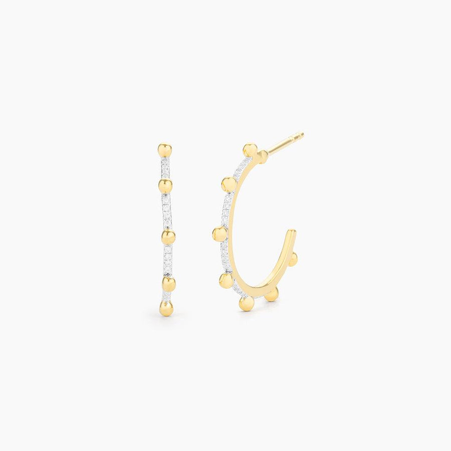gold pearl drop earrings