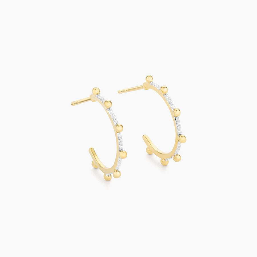 Gold Pearl Drop Earrings