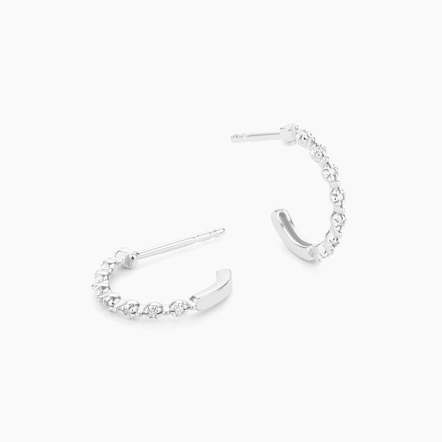 Classic Hoop Diamond Earrings