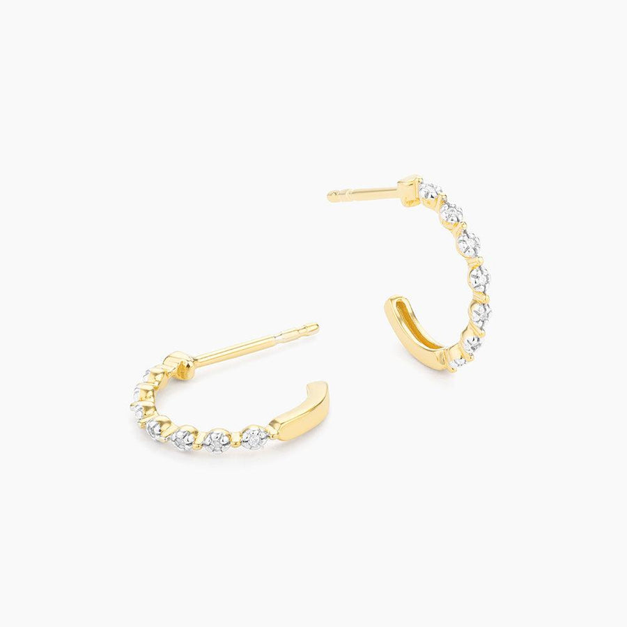 Classic Hoop Diamond Earrings