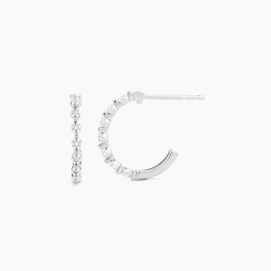 Classic Hoop Diamond Earrings