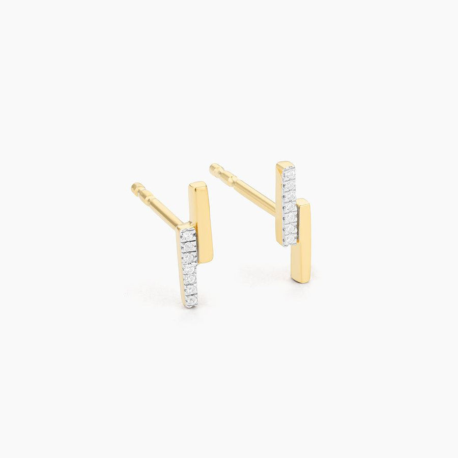 Duality Diamond Stud Earrings