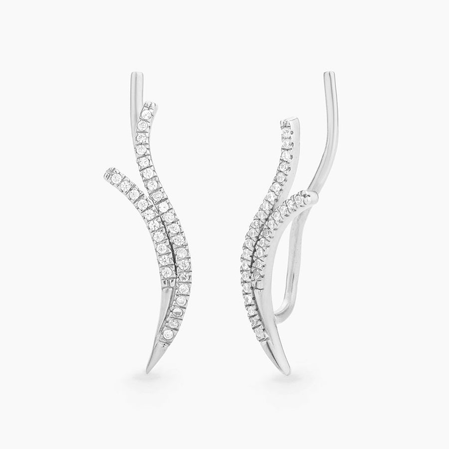 Deep Rooted Love Ear Climber Earrings