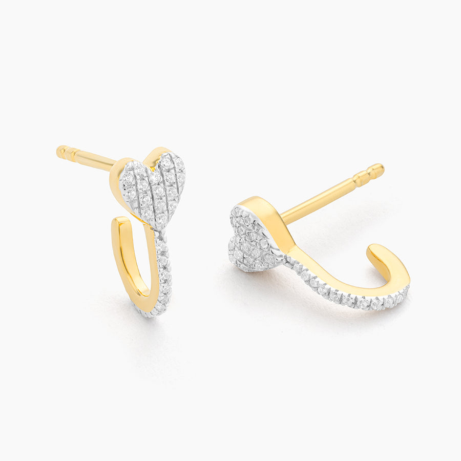 Mon Amie Ma Chérie Heart Stud Earrings