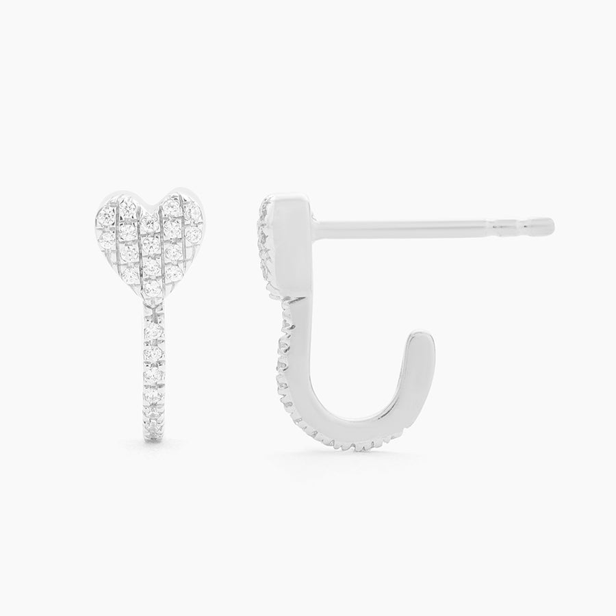 Mon Amie Ma Chérie Heart Stud Earrings