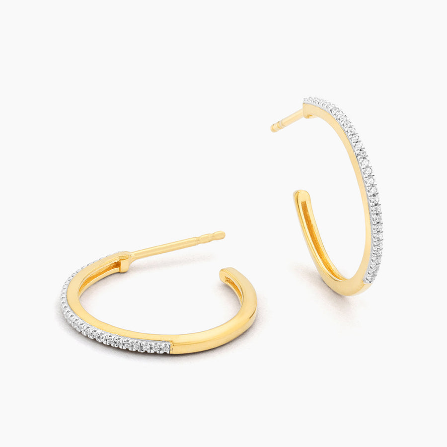 14kt Gold A Hoop Thing Small Hoop Earrings