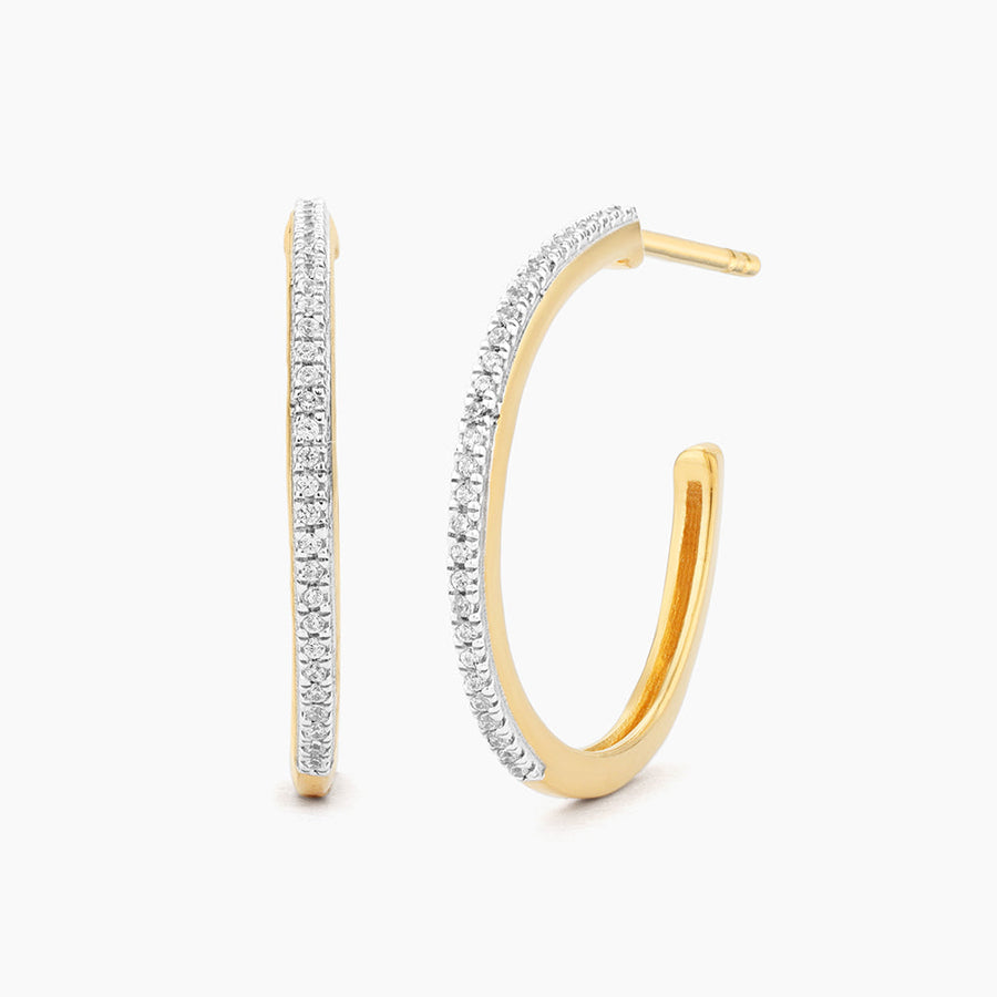 14kt Gold A Hoop Thing Small Hoop Earrings