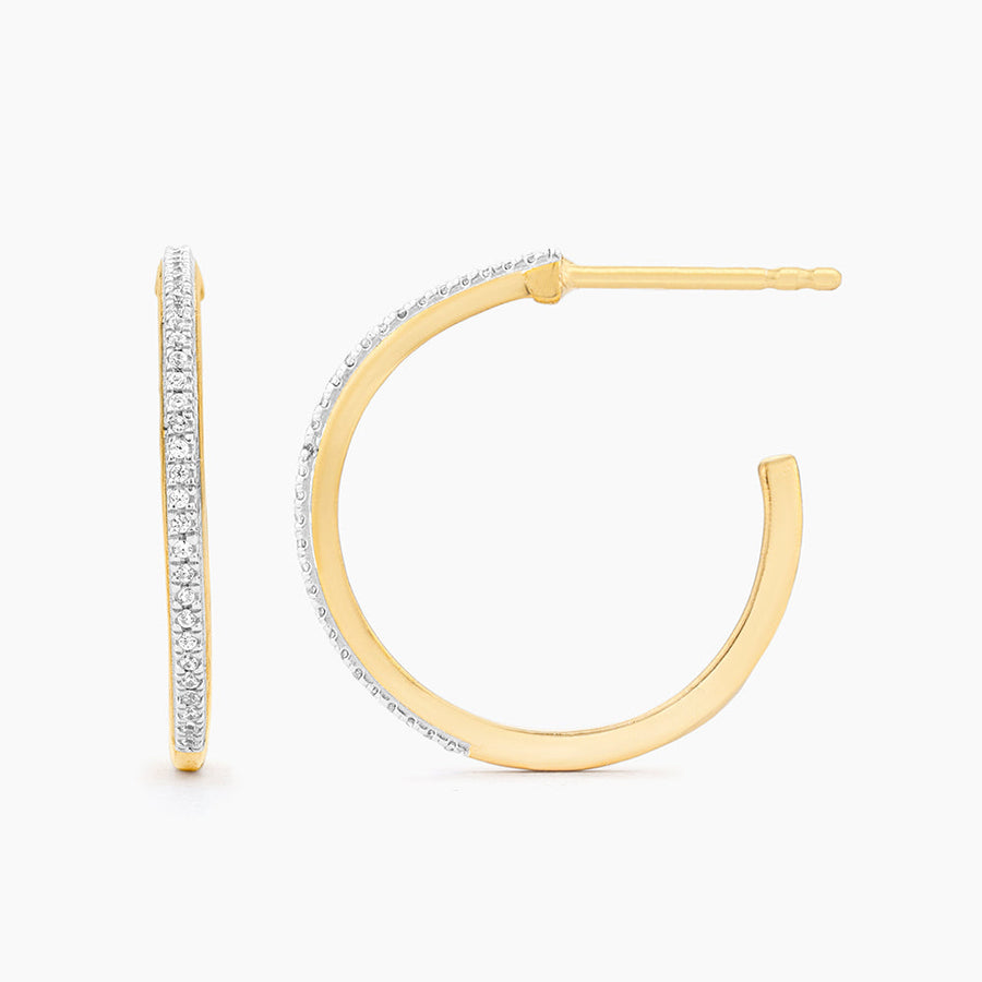14kt Gold A Hoop Thing Small Hoop Earrings
