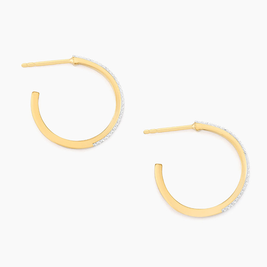 14kt Gold A Hoop Thing Small Hoop Earrings