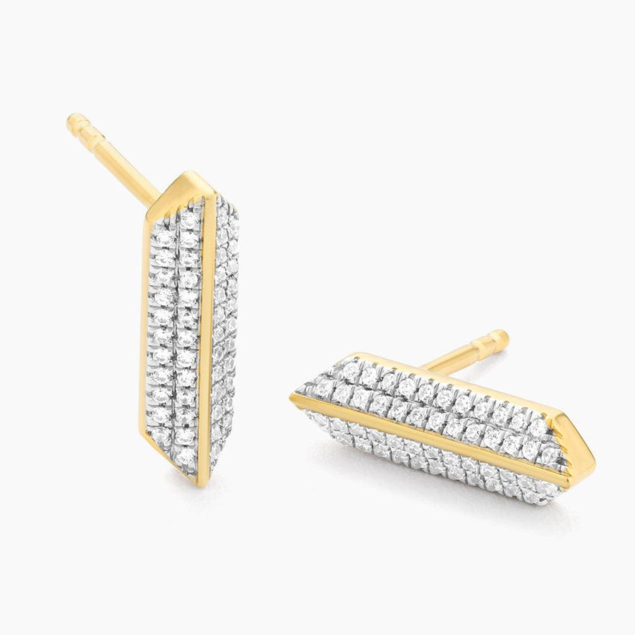 Pointed Bar Stud Earrings - Ella Stein 