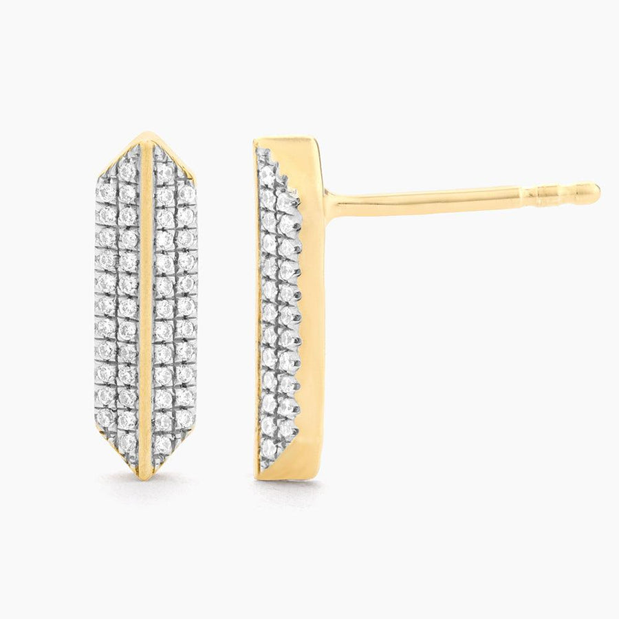 Pointed Bar Stud Earrings - Ella Stein 