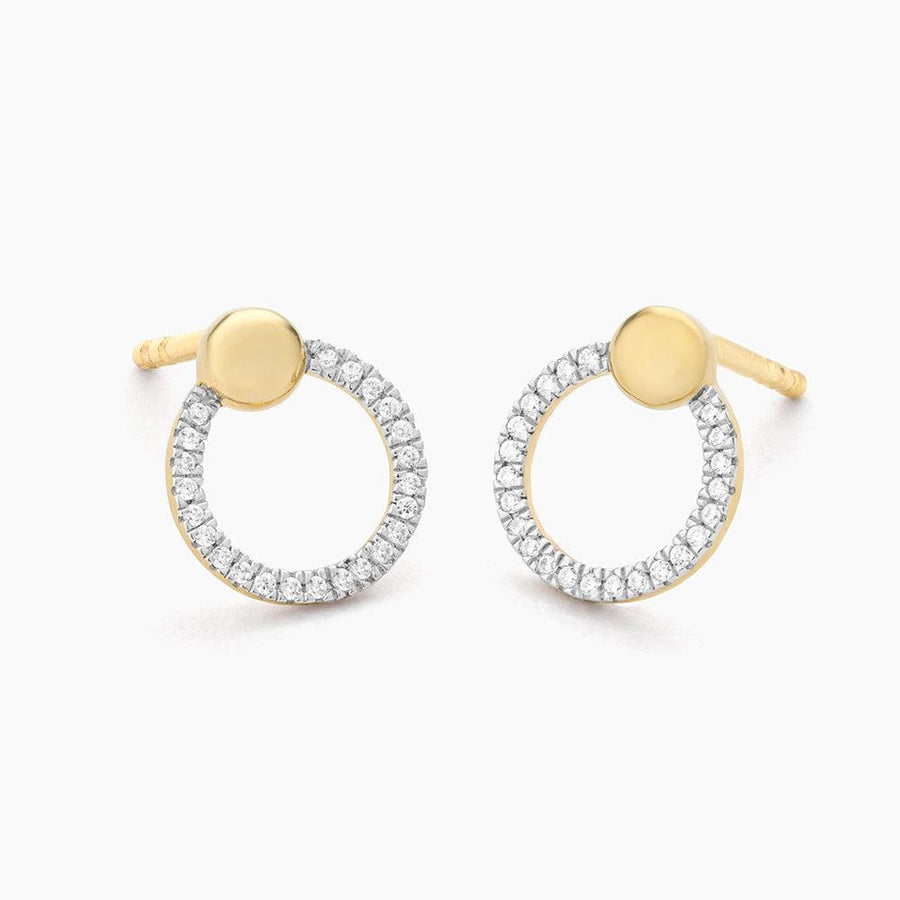 Beaded O Stud Earrings - Ella Stein 