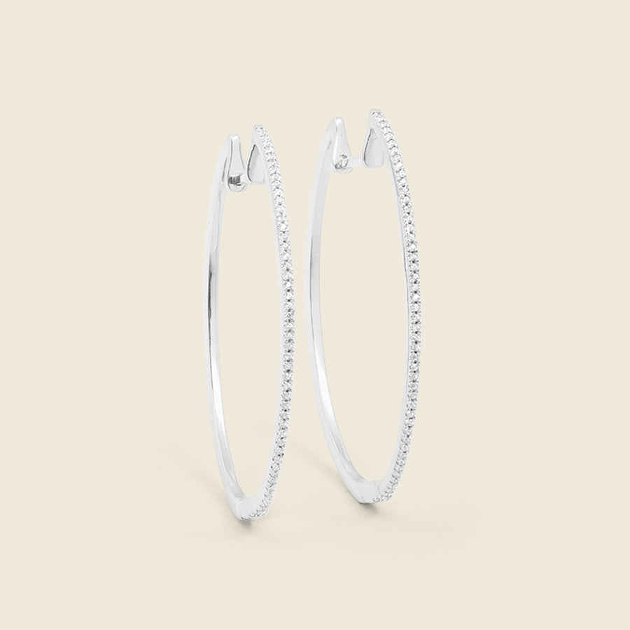 Classic Large Hoop Earrings